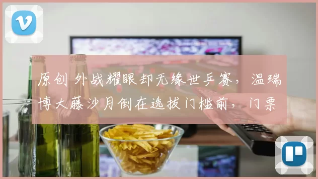 原创 外战耀眼却无缘世乒赛，温瑞博大藤沙月倒在选拔门槛前，门票为何这么难